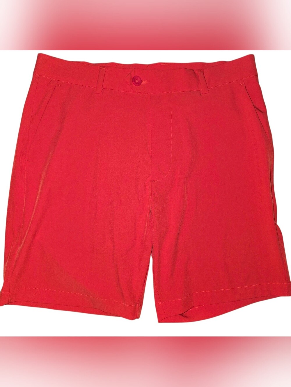 G/FORE Maverick 4-Way Stretch Performance Golf Shorts Size 32 Red